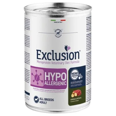 Exclusion Diet -säästöpakkaus 12 x 400 g Horse & Potato