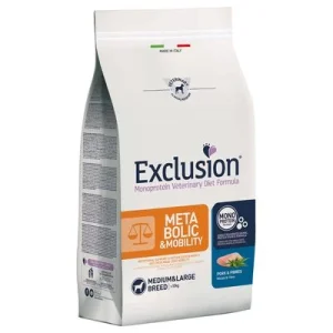 Exclusion Metabolic & Mobility Pork & Fibre Medium/Large 12 kg