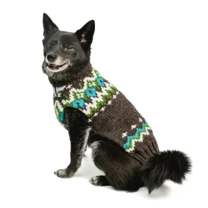 Fair Isle villaneulepusero – Kuviollinen hiilenharmaa