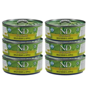 Farmina N&D Cat Prime Wild Boar & Apple 6 x 70 g