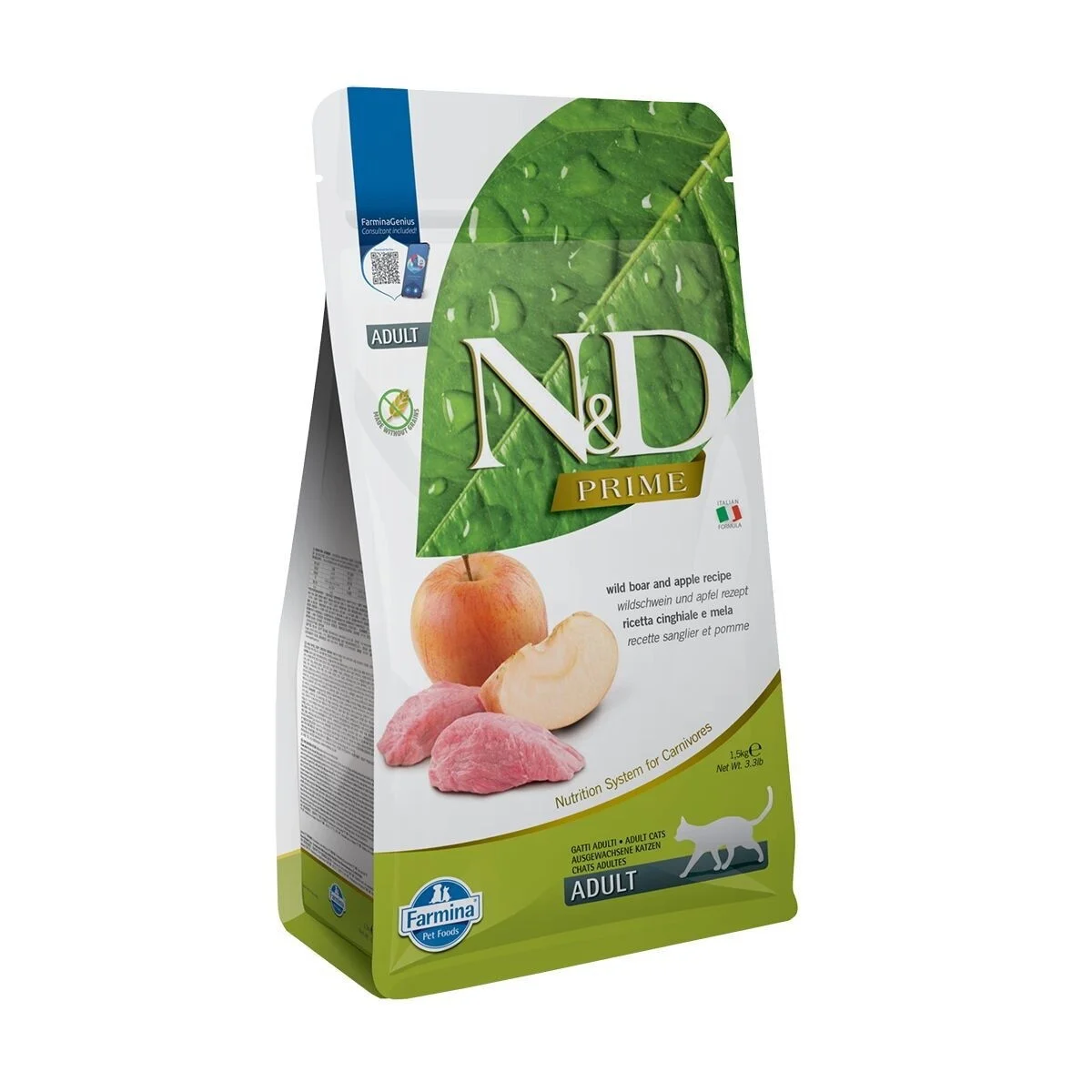 Farmina N&D Prime Cat Wild Boar&Apple 1,5 kg