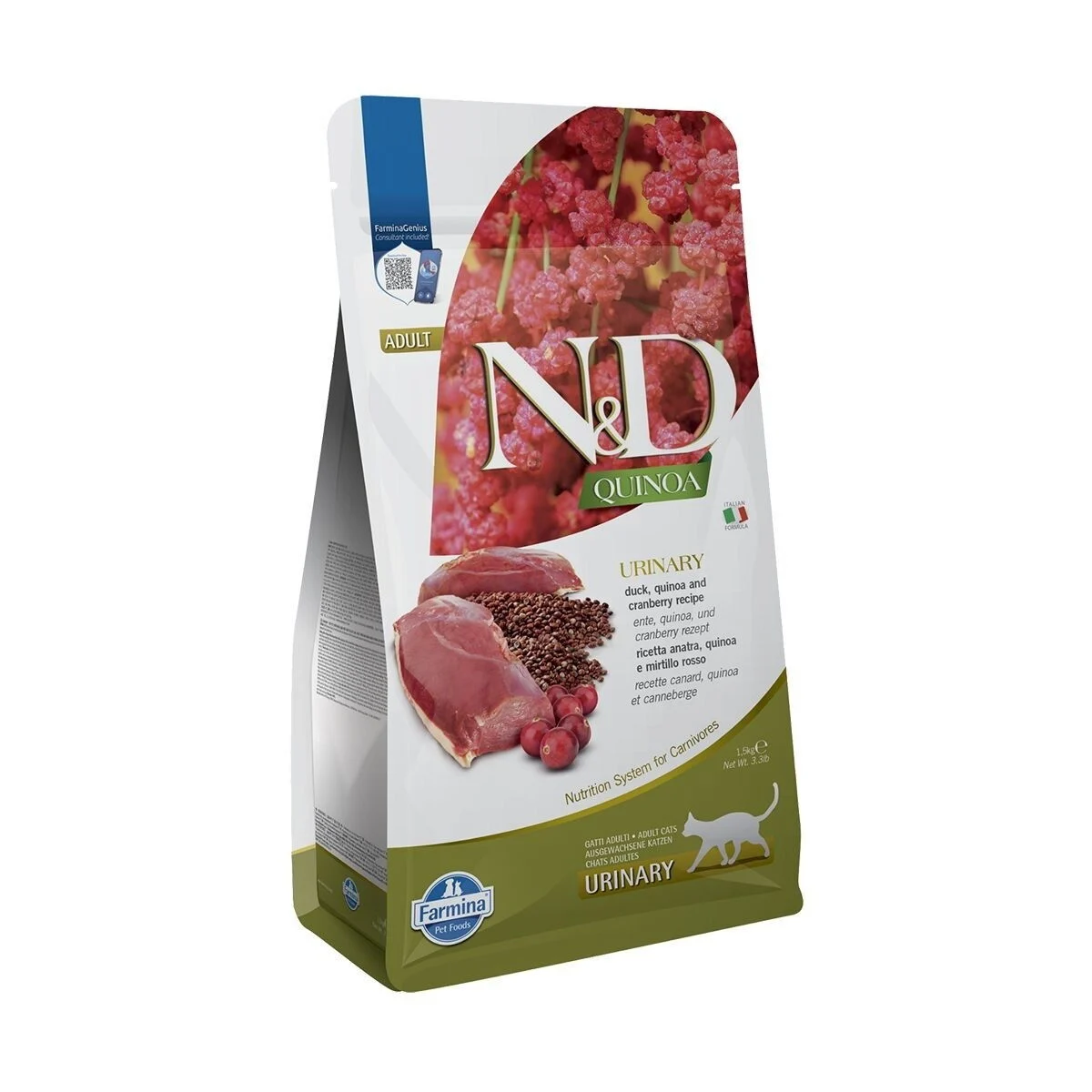 Farmina N&D Quinoa Cat Urinary Duck