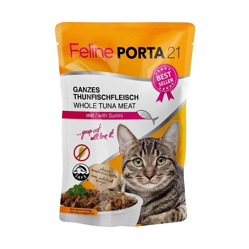 Feline Porta 21 tonnikala & surimi, 100 g