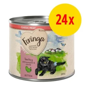 Feringa Classic Meat Menu Kitten -säästöpakkaus 24 x 200 g
