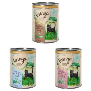 Feringa Country Style -ateria 6 x 400 g lajitelma 1: kalkkuna, nauta, taimen