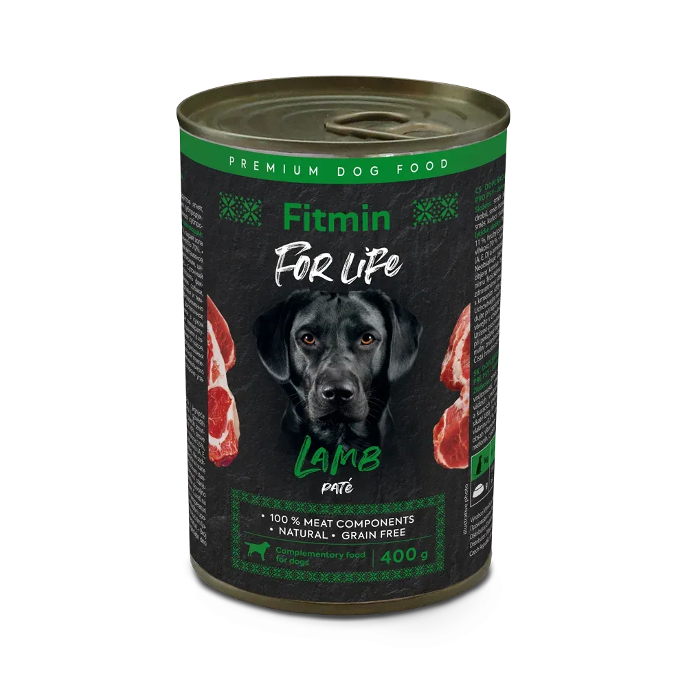 FFL Dog Tin Lamb 400 g