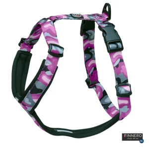 Finnero Camocolor Y-valjas, pinkki