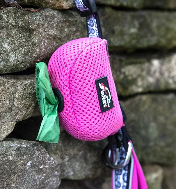 FinNero Gagga Bag koiran kakkapussikotelo, pinkki