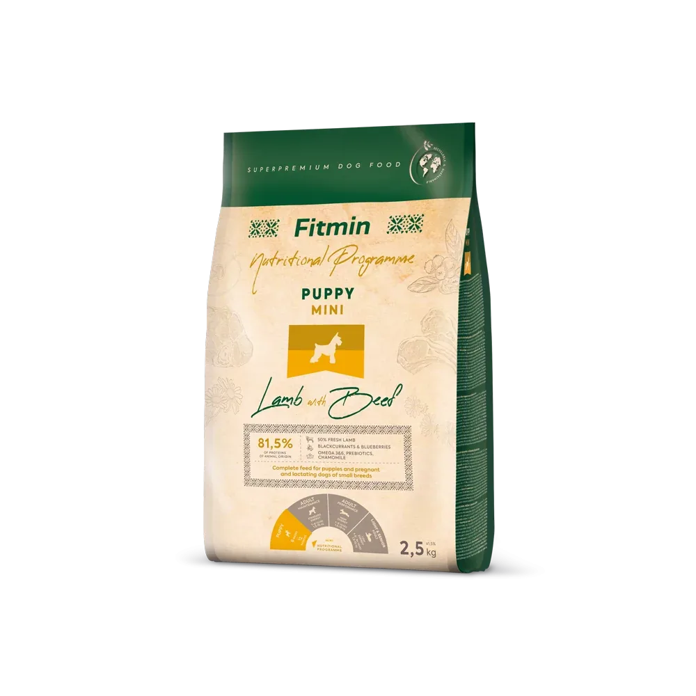 Fitmin Dog Mini Puppy Lamb & Beef