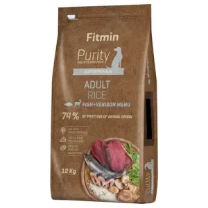 Fitmin Dog Purity Adult riisi, kala ja hirvi 12 kg