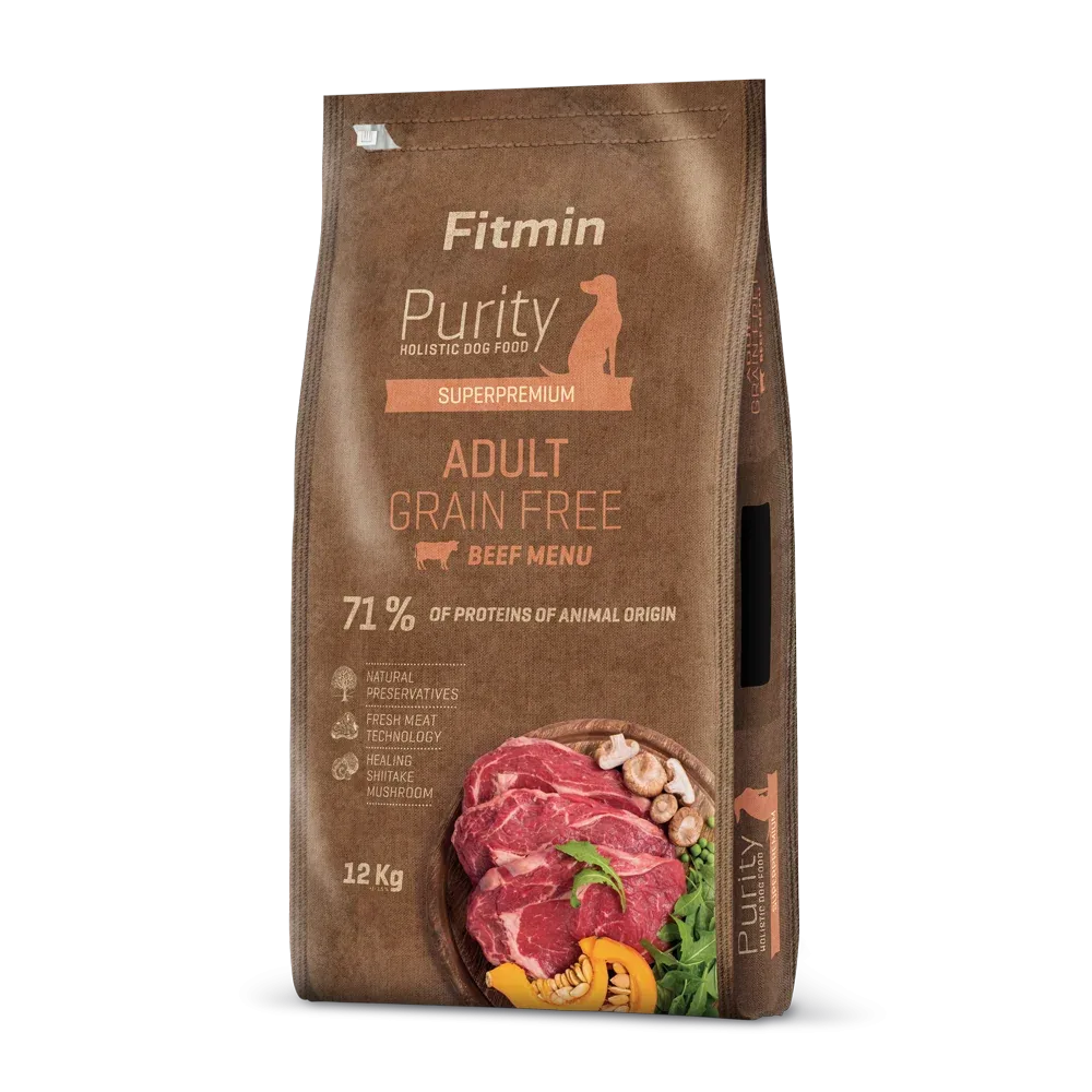 FITMIN Dog Purity GF Adult Beef 12kg