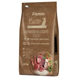Fitmin Dog Purity Senior & Light riisi, riista & lammas 12 kg