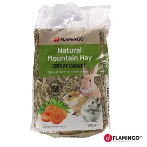 Flamingo vuoristoheinä, kuivatulla porkkanalla, 500g