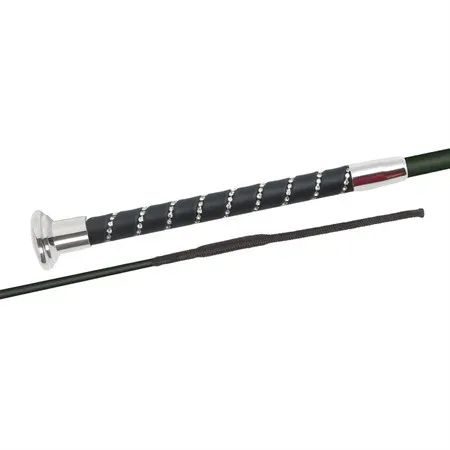 Fleck kouluraippa SilkTouch Crystal Musta/Chrome 110cm