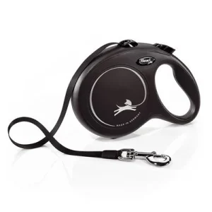 flexi New Classic L flexi New Classic -nauhatalutin, L, musta, 8 m