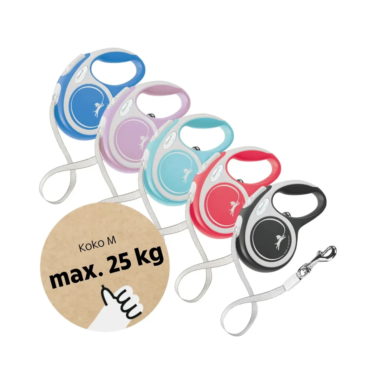 Flexi New Comfort Tape M, 5 m / max. 25 kg