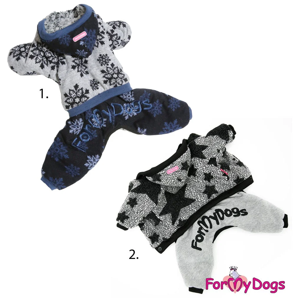 For My Dogs haalari neule fleecevuorella