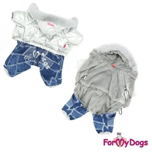For My Dogs talvihaalari farkku ja hopea