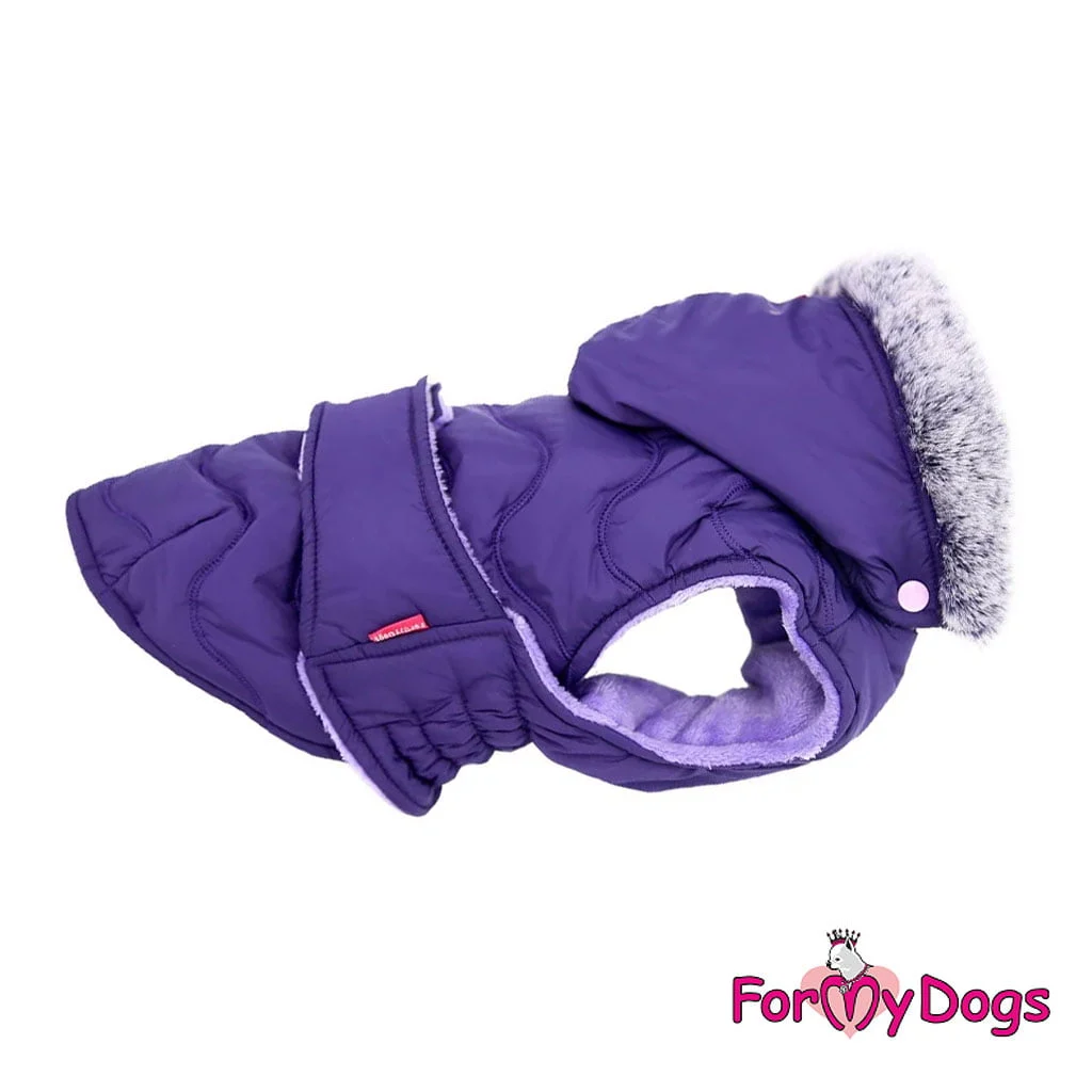 For My Dogs talvitakki violetti