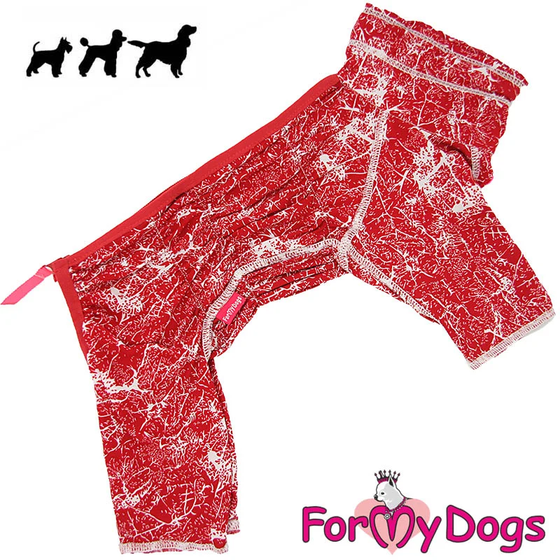 ForMyDogs kesähaalari tyttö koiralle, punainen