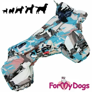 ForMyDogs poika koiran talvihaalari, vaaleansininen
