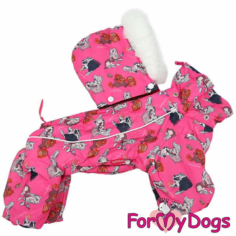 ForMyDogs talvihaalari narttu koiralle, silkkimäisellä vuorikankaalla - Image 2
