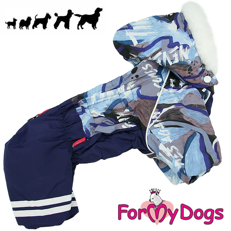 ForMyDogs talvihaalari poika koiralle, silkkimäisellä vuorikankaalla