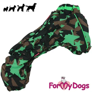 ForMyDogs talvihaalari pojalle, vihreä camokuosi