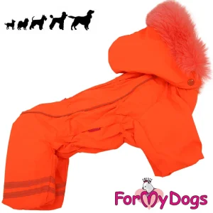 ForMyDogs talvihaalari tyttö koiralle, oranssi