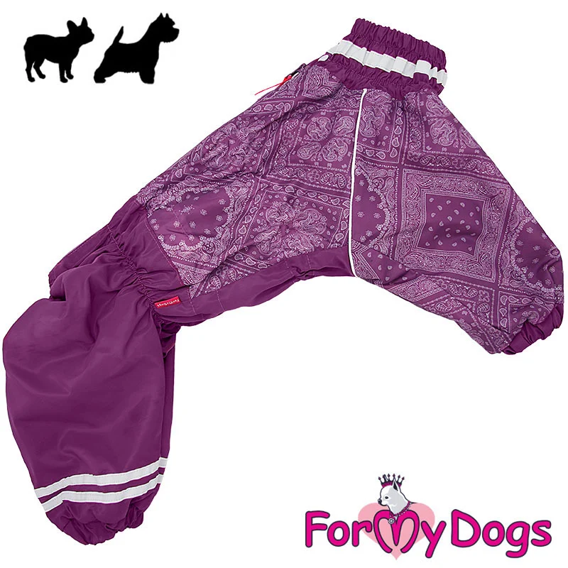 ForMyDogs talvihaalari tyttökoiralle, violetti