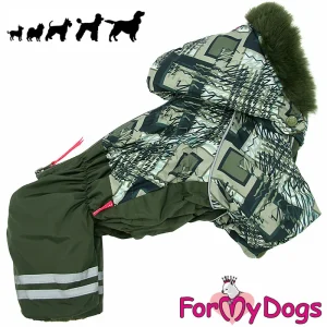 ForMyDogs talvihaalari urokselle, vihreä khaki