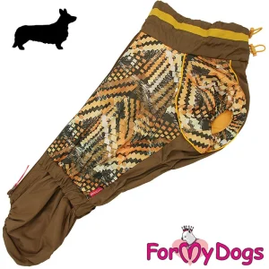 ForMyDogs talvihaalari Welsh corgi nartulle, oranssi/ruskea