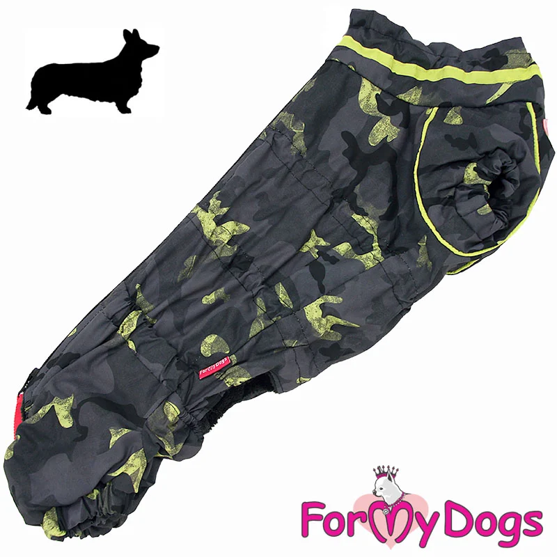 ForMyDogs talvihaalari Welsh Corgi urokselle, maastokuosi