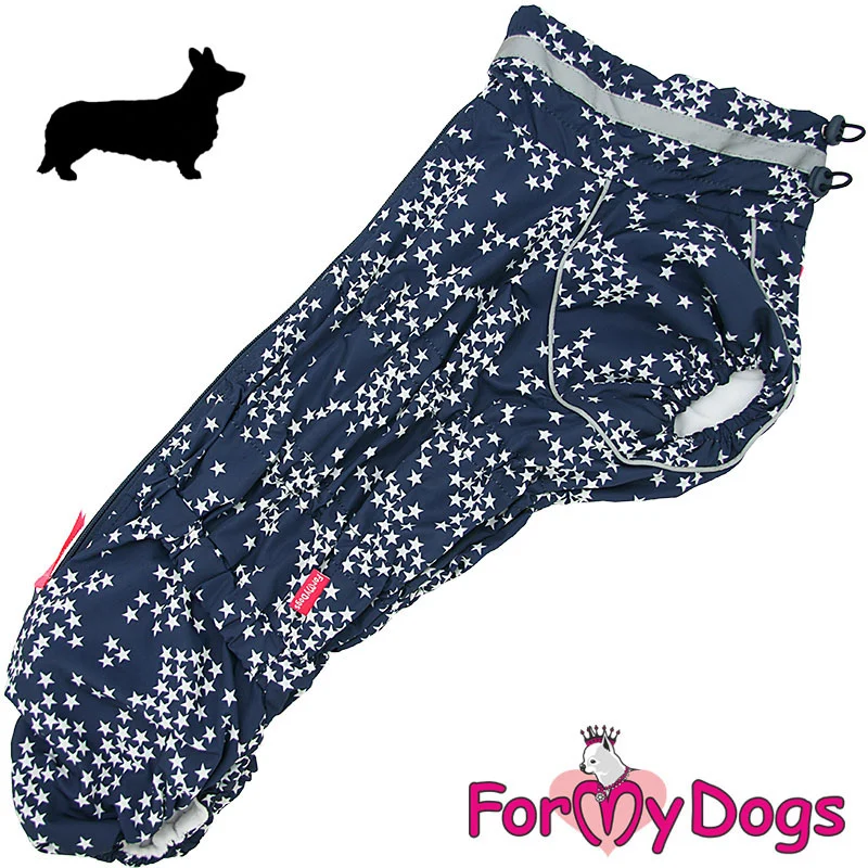 ForMyDogs talvihaalari Welsh Corgi urokselle, tähdet