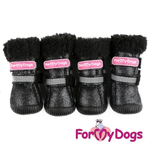 ForMyDogs talvijalkineet koiralle, kumisella pohjalla