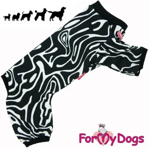 ForMyDogs trikoo haalari, mustavalkoinen