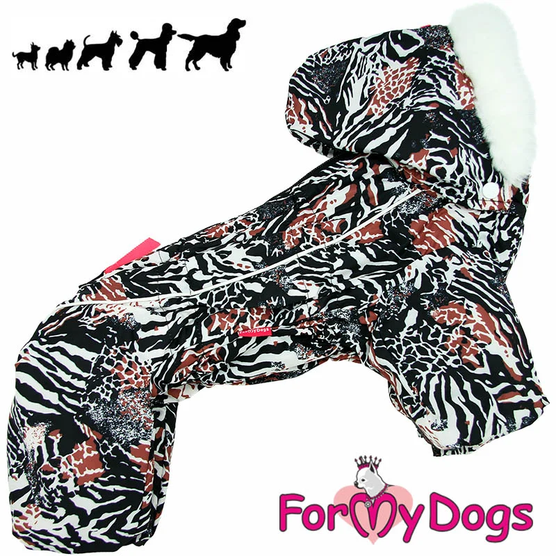 ForMyDogs tyttö koiran talvihaalari, silkkisellä vuorella