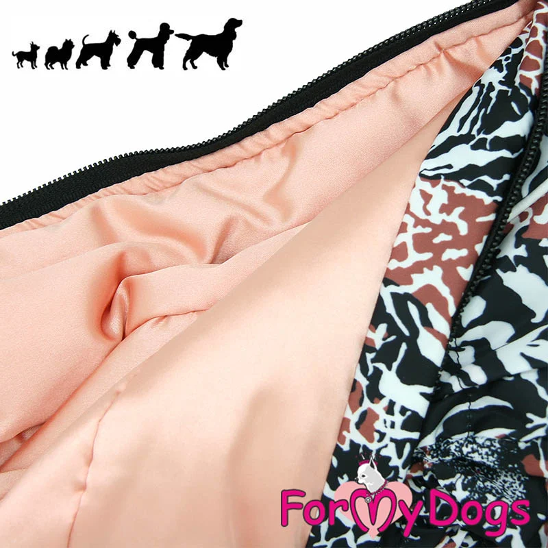 ForMyDogs tyttö koiran talvihaalari, silkkisellä vuorella - Image 2