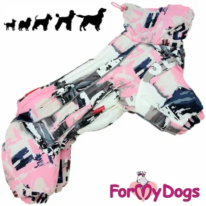 ForMyDogs tyttö koiran talvihaalari, vaaleanpunainen