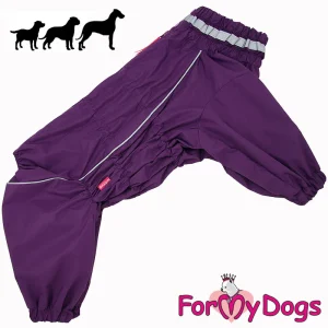 ForMyDogs tyttö koiran välikausihaalari, violetti