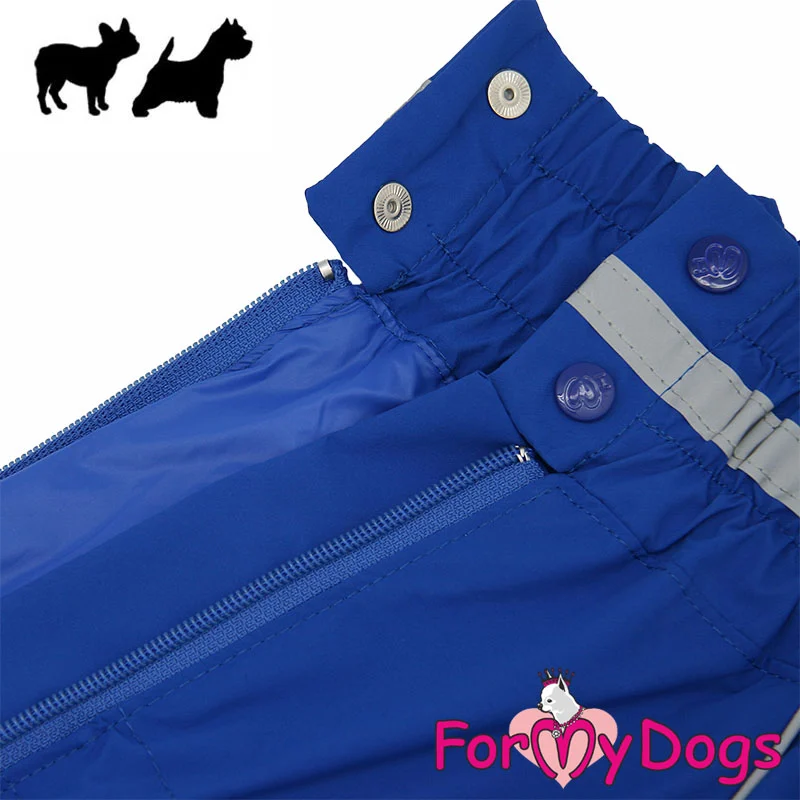 ForMyDogs välikausihaalari leveä rintaiselle poika koiralle, sininen - Image 2
