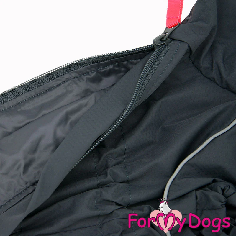 ForMyDogs välikausihaalari mäyräkoira urokselle, harmaa - Image 2