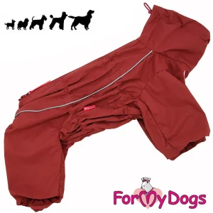 ForMyDogs välikausihaalari tyttö koiralle, punaisenruskea