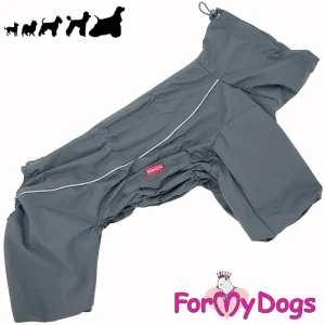 ForMyDogs välikausihaalari urokselle, harmaa