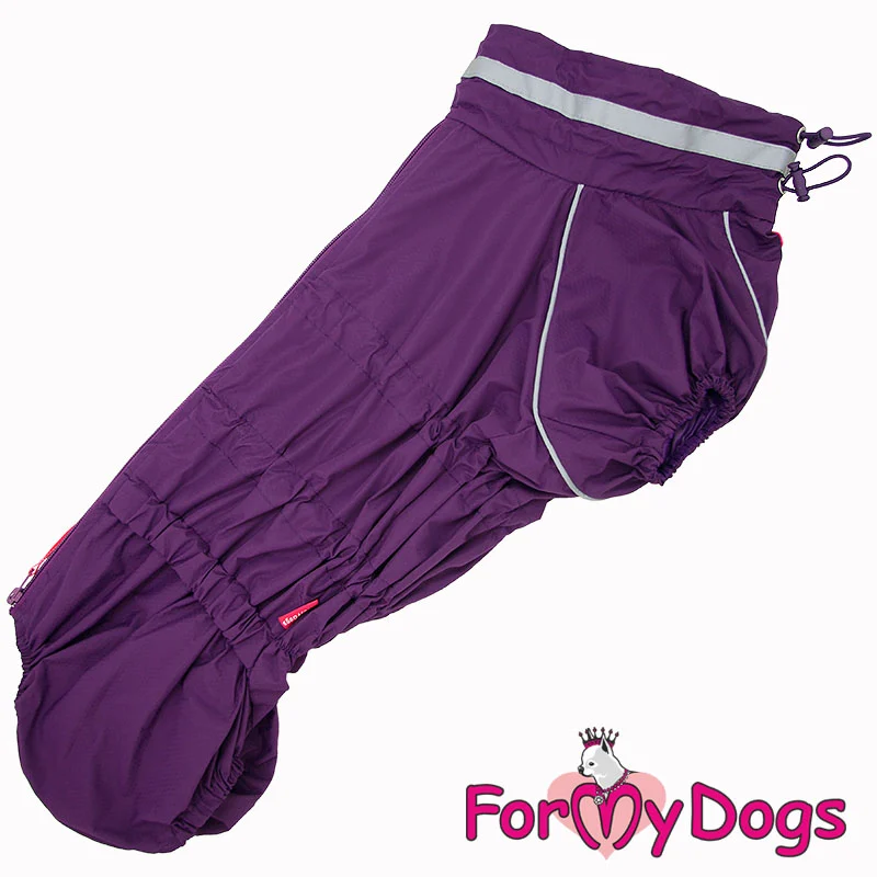 ForMyDogs välikausihaalari Welsh Corgi tytölle, violetti