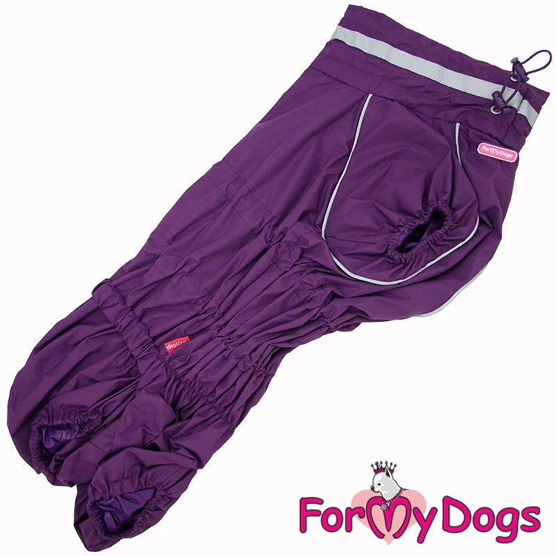 ForMyDogs välikausihaalari Welsh Corgi tytölle, violetti - Image 2