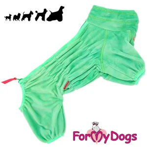 ForMyDogs velour haalari urokselle, vaalean vihreä