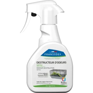 Francodex odor destruction -suihke jyrsijä-, kaniini- ja frettihäkkeihin 250ml