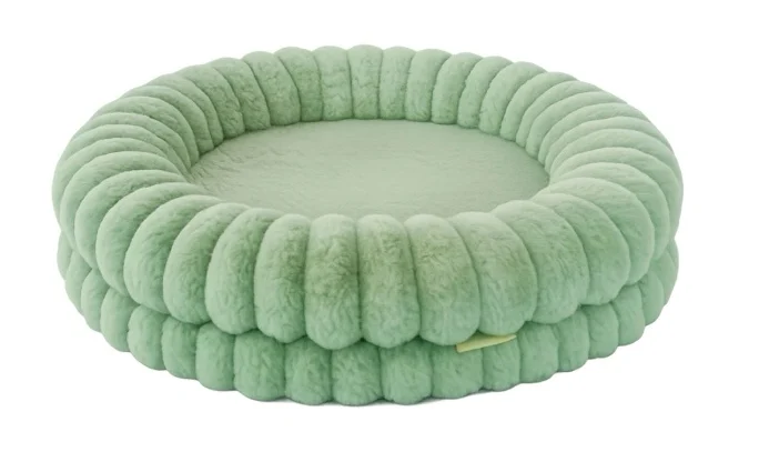 FREEDOG, Pyöreä lemmikkipeti, M-koko (76*76*18cm), Apple Green