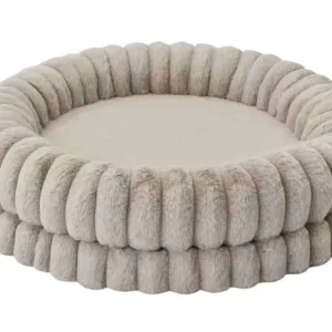 FREEDOG, Pyöreä lemmikkipeti, M-koko (76cm*76cm*18cm), Beige